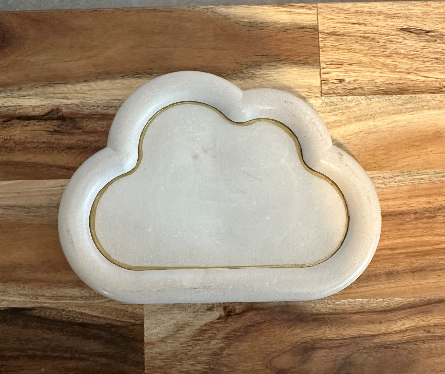 Trinket Tray | Cloud | Metallic rim (several styles)