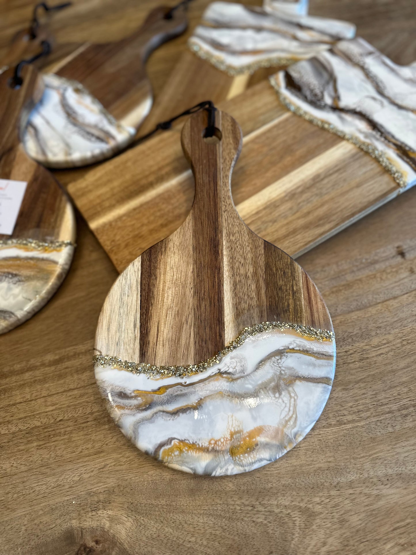 Charcuterie Board | Neutral Geodes (Several Sizes)