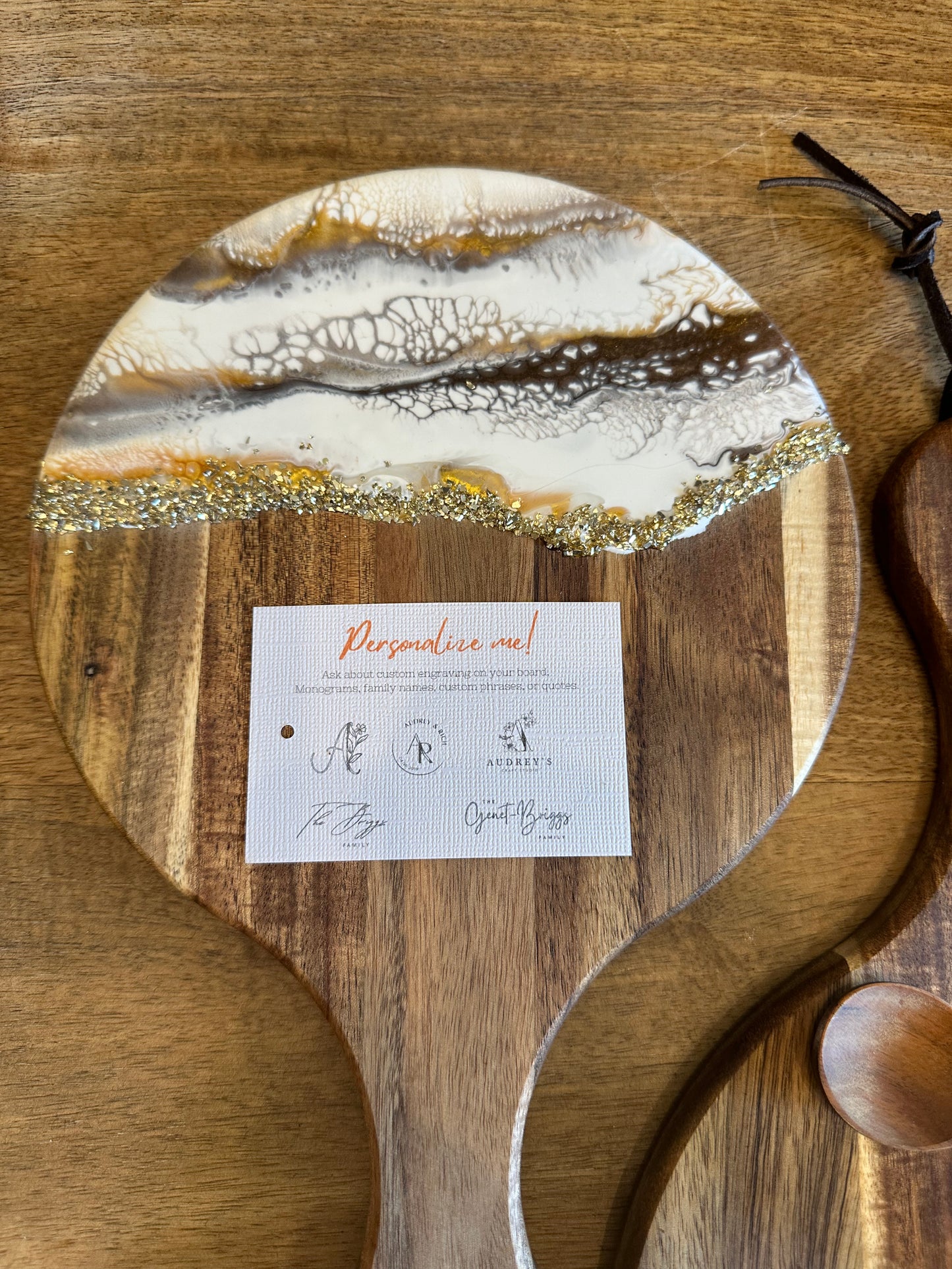 Charcuterie Board | Neutral Geodes (Several Sizes)