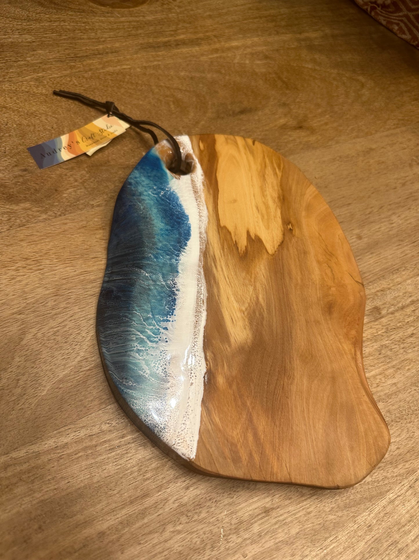 Charcuterie Board | Ocean Waves | Olive Wood (several Sizes)