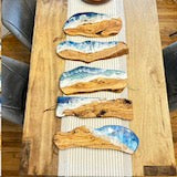 Charcuterie Board | Ocean Waves | Olive Wood (several Sizes)